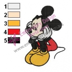 Mickey Mouse Cartoon Embroidery 80
